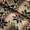 BILU Thicken Yarn Woven Polyester Cotton Linen Ethnic Jacquard Fabric for Home Textile