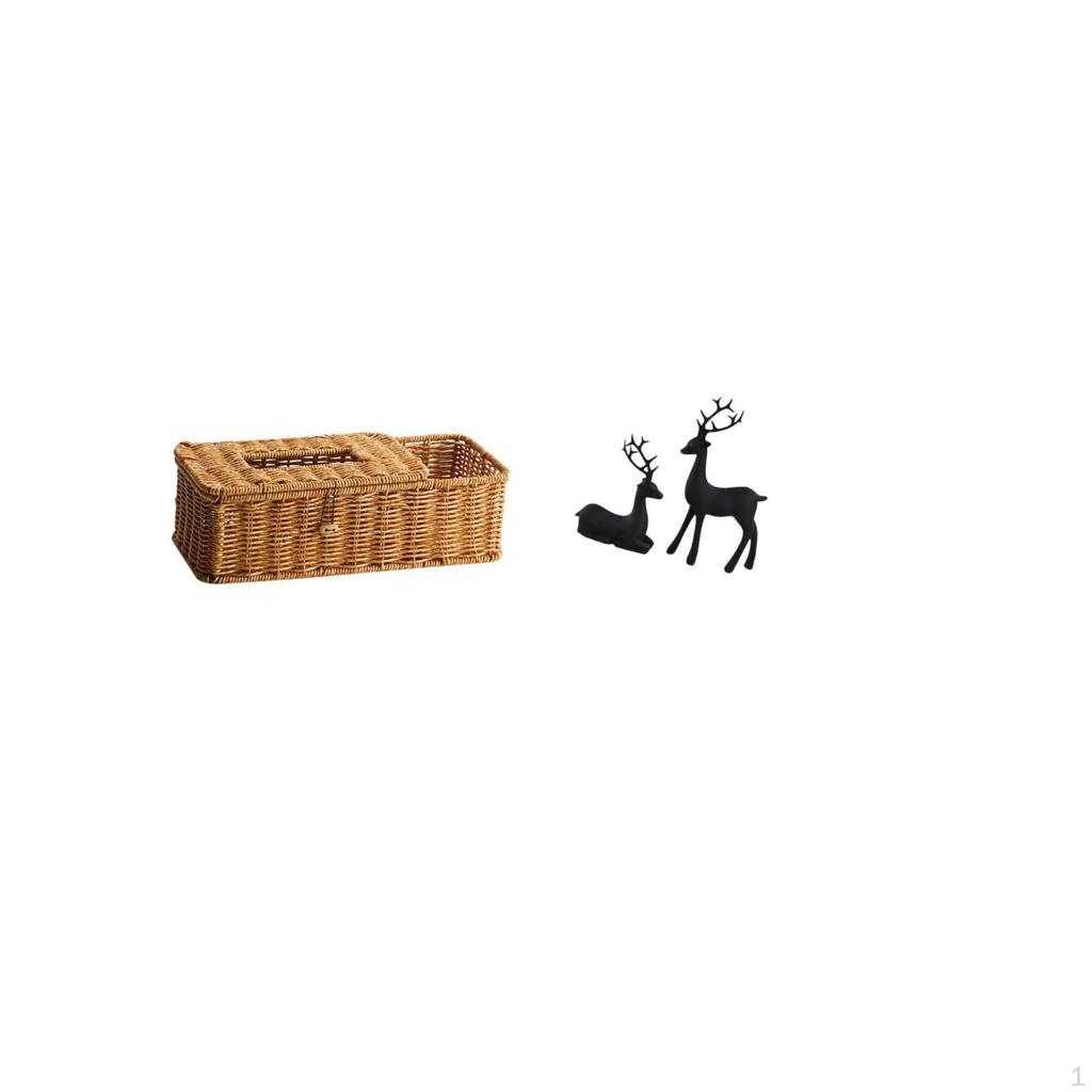 Elegant Reindeer Tissue Storage Box for Living Room And Bedroom Multifunctional Remote Control