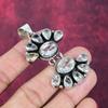 White Topaz Gemstone 925 Sterling Silver Handmade Wonderful Jewelry Pendant, For Memorial Day