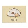 Cute Animal Placemat Rabbit Raccoon Seahorse Shark Children Napkin Dining Table Coaster Sheep Sloth Snail Squid Polyester Hemp