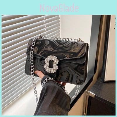 Stylish Pu Shoulder Bag With Magnetic Closure And Chic Square Shape Ideal For Commuting