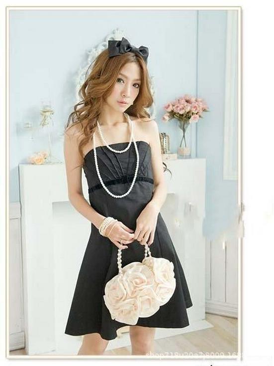 Mondlicht-Blumenbrokat Abendtasche - Koreanische Braut- & Brautjungfern Make-up Tasche