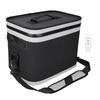 20L Outdoor Portable Household Car Cold Storage Insulated Food Thermal Refrigerator Bag for Camping FishingBlack