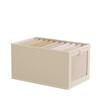 Oxford Cloth Wardrobe Organizer: Dustproof Storage Box with Lid & Clear Window for Bedroom Clothes