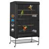 M-Modern-Heavy Duty& Waterproof Bird Cage Cover-Fade-Resistant Pet Bird Cage Cover Accessory For Night