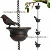 Outdoor Lotus Rain Chain: Courtyard Hanging Decoration and Drainage Solution