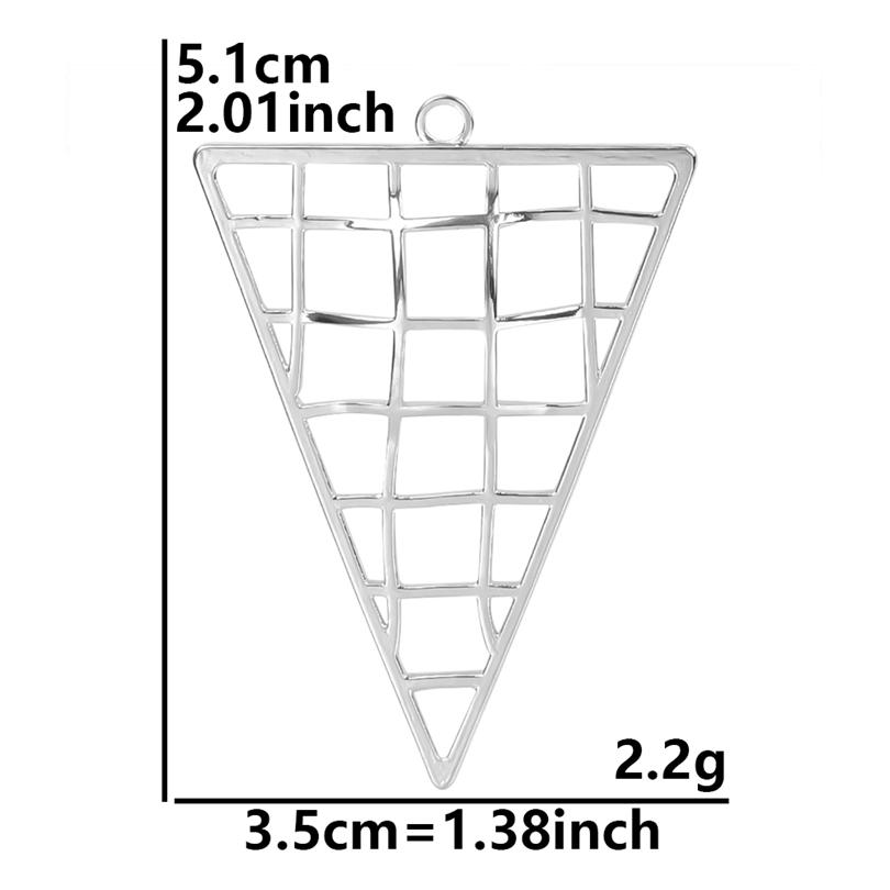 5pcs Titanium Accessories Eye Oval Rectangle Stainless Steel Charm Pendant For Jewelry Making Supplies DIY Women Pendant Earring