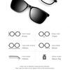 Bluetooth Glasses Smart Touch Audio Music BT5.3 anti-blue light UV400 Polarized Lens women Smart glasses for men