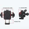 Shockproof Bike Phone Mount Support Rack For Ebikes And Motorcycles Handlebar Navigation For Smartphones Up To 90mm Wide