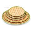 Bamboo Weaving Melamine Hot Pot Vegetable Plate Green Barbecue Serving Dish Multiple Styles for Restaurant Use