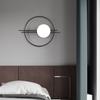 Black Gold LED Wall Lamps with G9 Light Bulb for Bedside Bedroom Frosted Glass Ball LED Wall Lights Wall Sconce Decor for Aisle