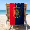 Spain's Royal Emblem Printed Beach Towel, Super Soft Microfiber, Perfect Gift Birthday, for Pool, Beach, Travel, for Family and Friends