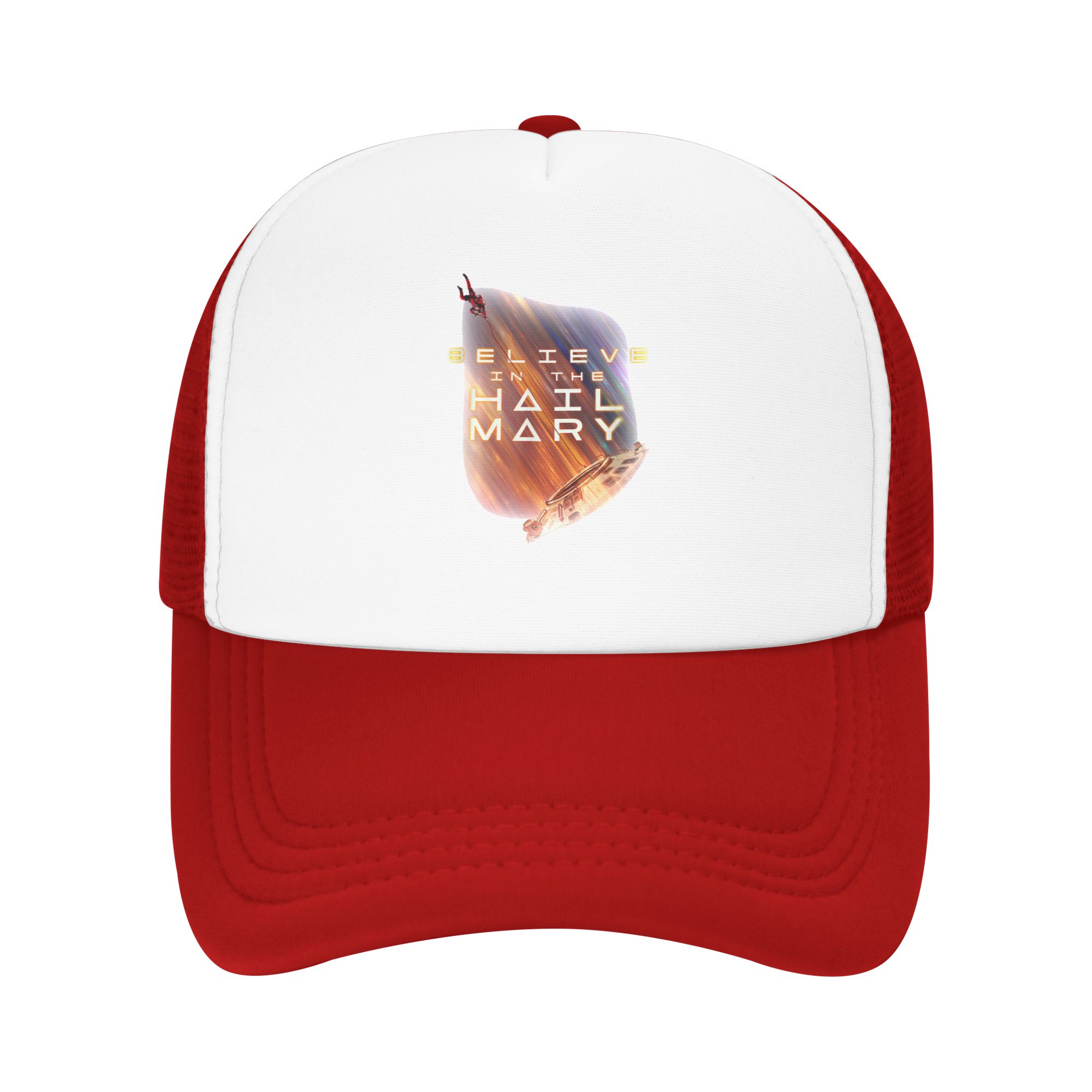 Project Hail Mary Movie Trucker Caps Unisex Women Fitted  Hat Sun Hats Sun Caps Breathable Snapback Caps Mesh Baseball Caps Summer Adjustable