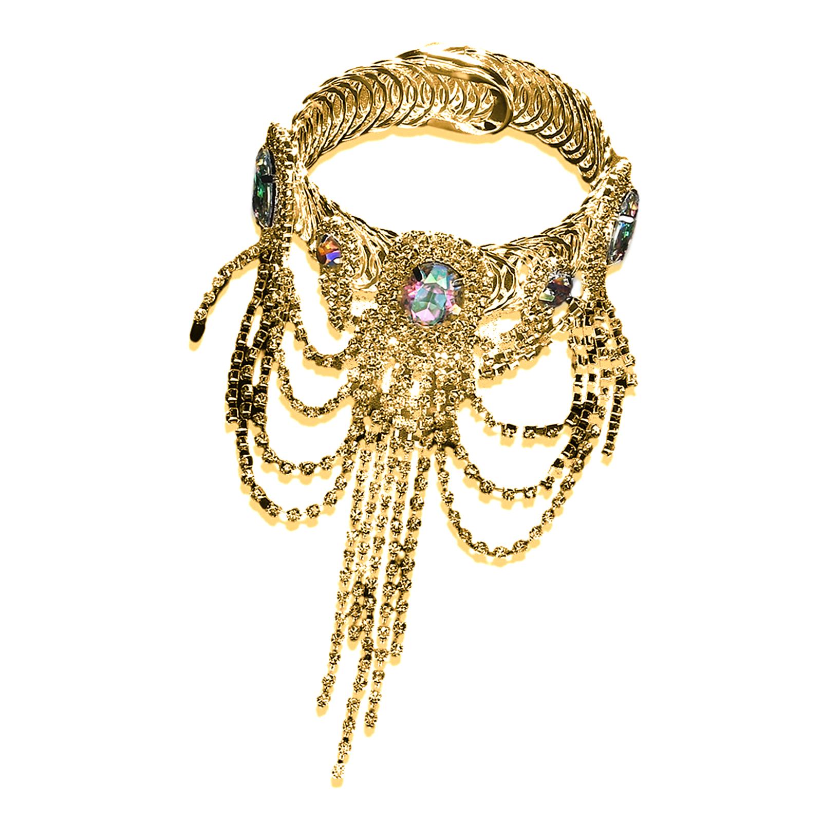 

Кисточки Цепь на руку Модный браслет Уникальные стили Браслет для танца живота для женщин Элегантный модный аксессуар золотой