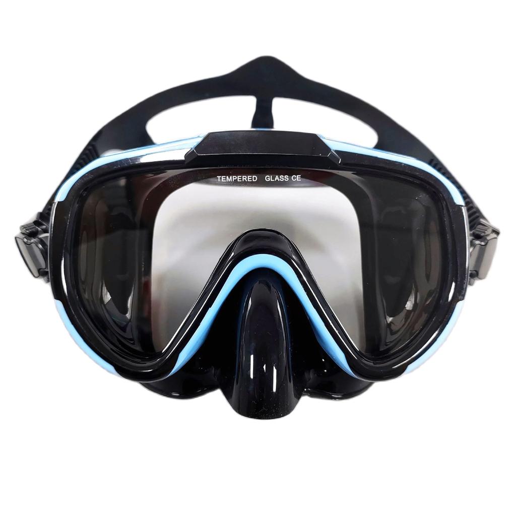 Men's and Women's Same Silicone Diving Goggles Diving Mask Snorkeling Set