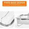 A74E-4Pcs Air Fryer Basket For Oven, Stainless Steel Grill Basket, Non-Stick Mesh Basket, Air Fryer Tray Wire Rack Basket
