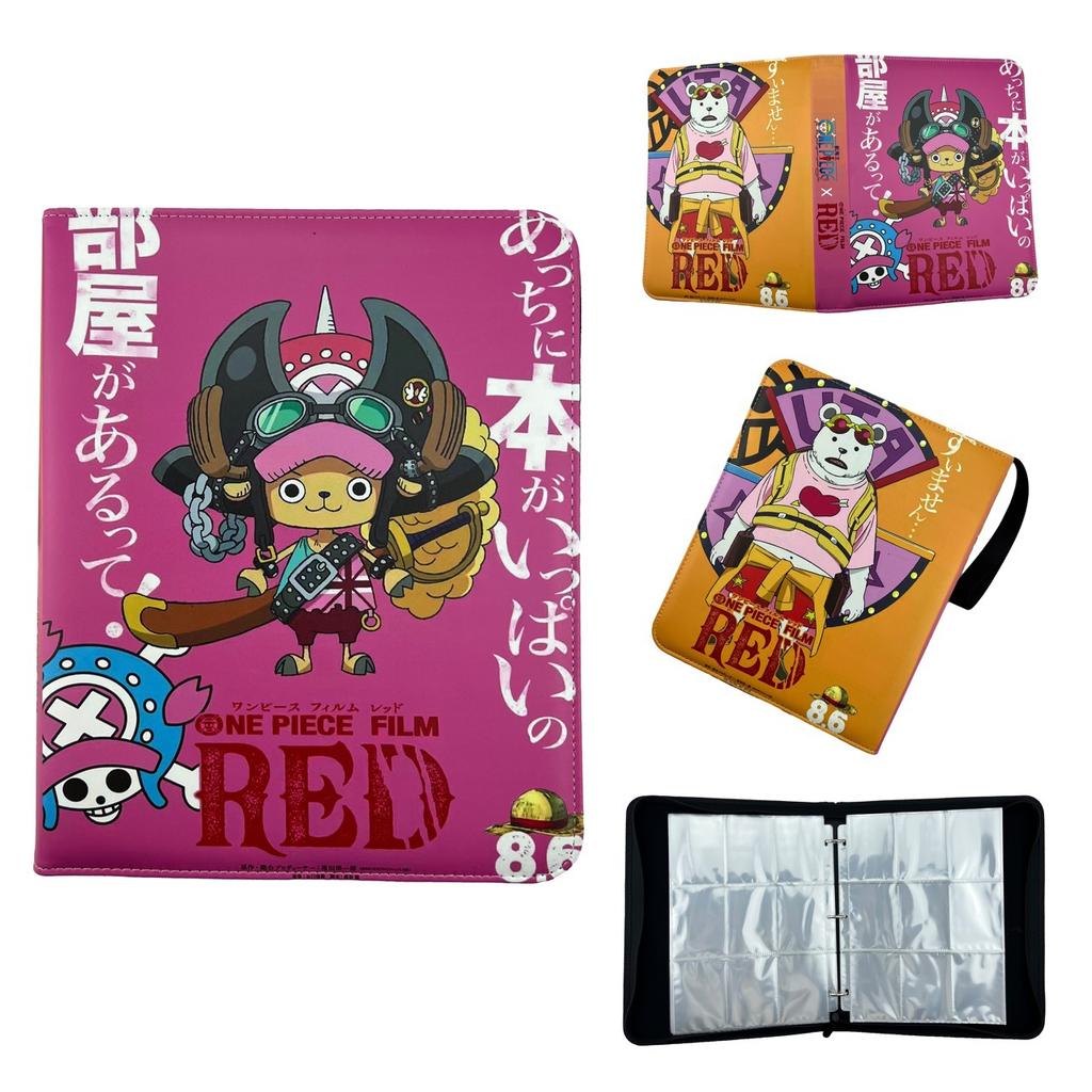 One Piece Boa Hancock Card Binder PU Leather Zip Large Capacity Anime Trading Card Holder