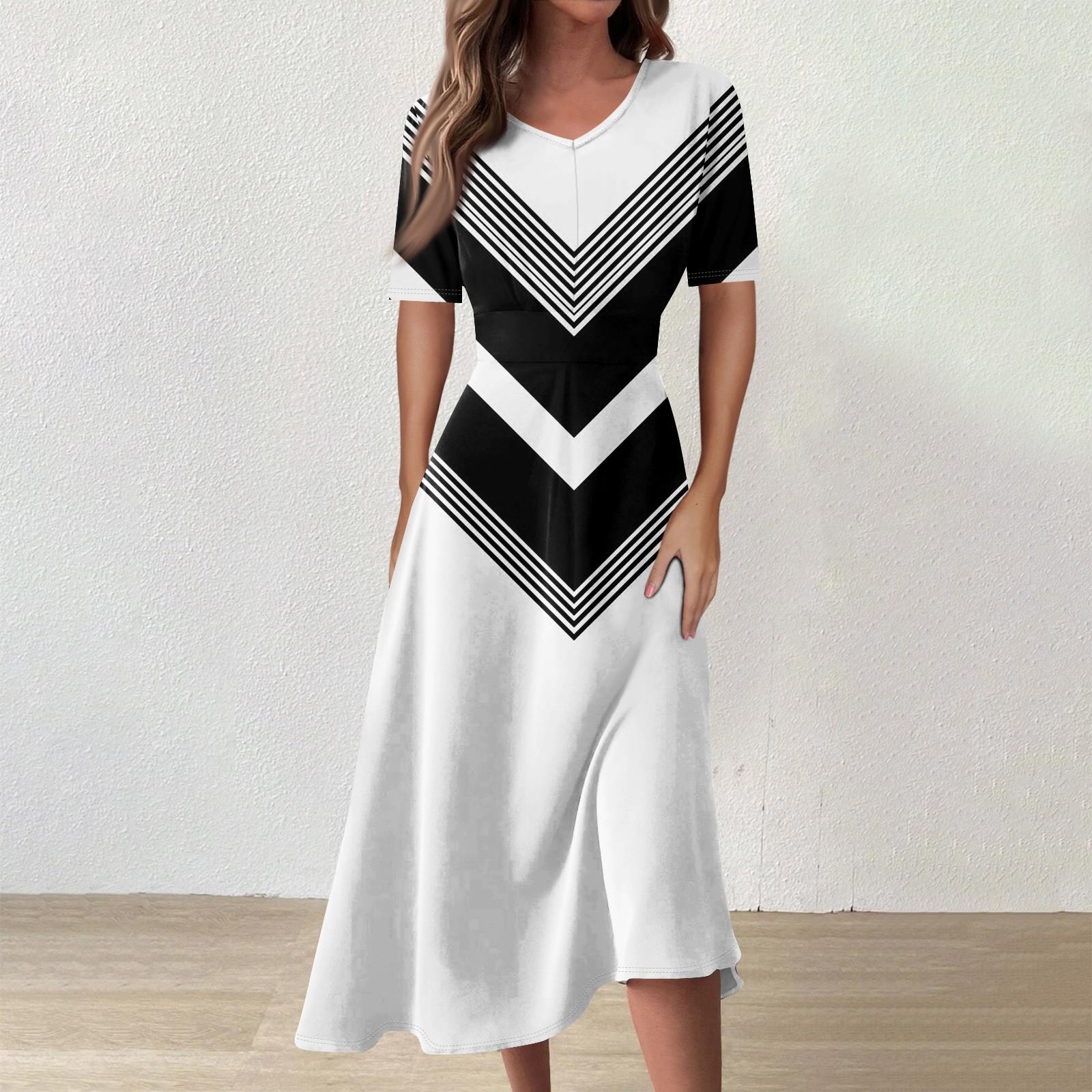 

Женское повседневное летнее платье с принтом, сарафан с короткими рукавами, платья-майки, пляжное платье L серый