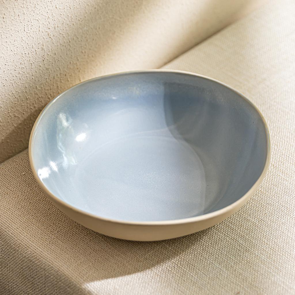 Small Fresh Ceramic Bowl Creative Special-Shaped Salad Bowl Household Dish Bowl Ramen Bowl Tableware Fruit Bowl Breakfast Bowl