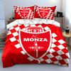 Red AC Monza Logo Bedding Set Bedding Duvet Cover Set Duvet Cover Pillowcases  (1 * Duvet Cover 2 * Pillowcases, Without Duvet Insert)
