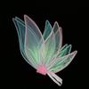 Foldable Fairy for Butterfly Wings Angel Wings for Kids Party Fancy Dress Costume Photography Props for Halloween Cospla