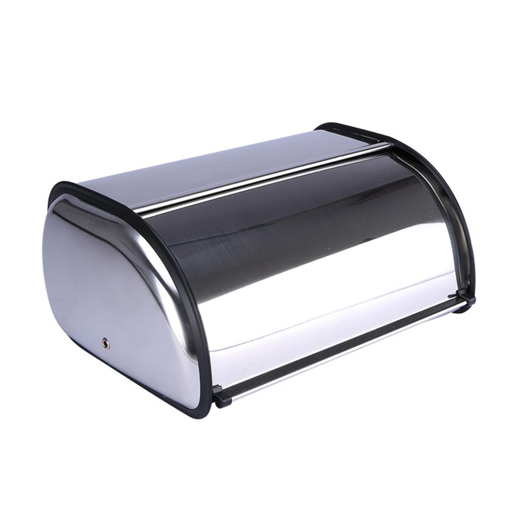 Stainless Steel Bread Box Metal Nut Snacks Metal Kitchen Dessert Cake Cupcake