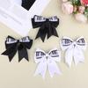 Piano Key Bow Hairpin Hair Clip Retro Girl Side Duckbill Clip Hair Accessory Black White Vintage Bowknot Hairpin For Cute Girls