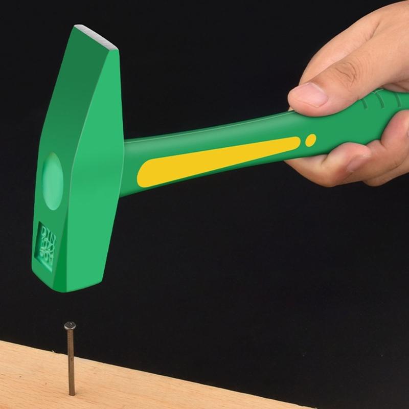 Slagvast Hamer met Antislip Handvat en S/M/L Maat Schokbestendige Hamer voor Bouwveiligheid Multitool