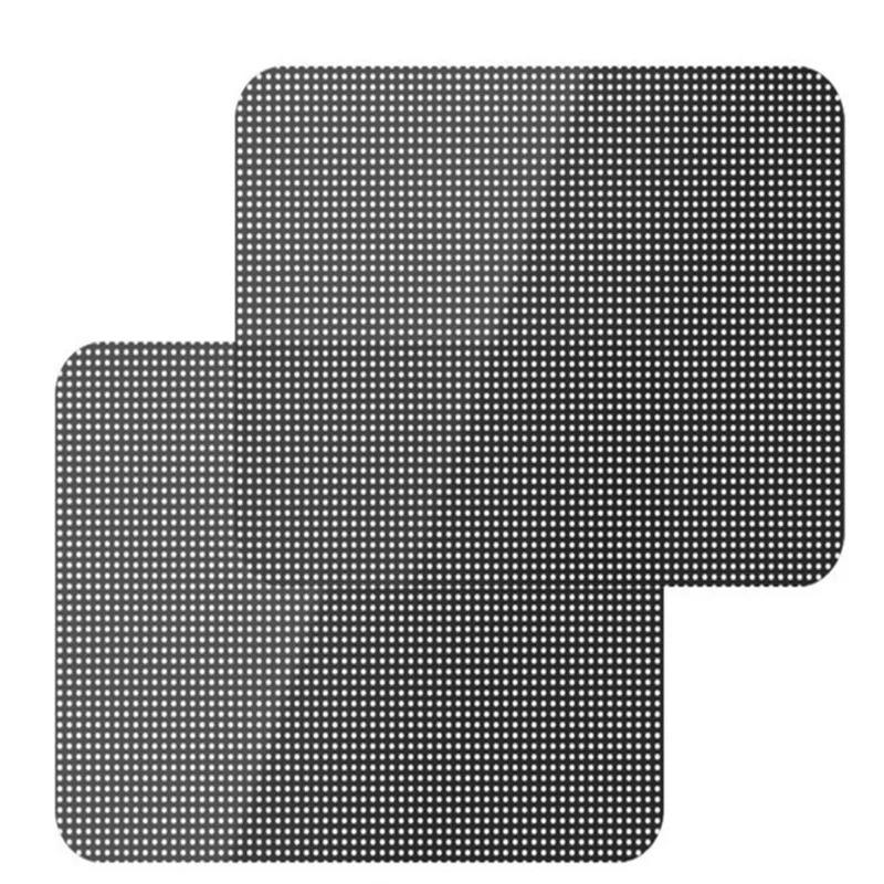 

2 шт. Самоклеящаяся сетка для стекла, наклейка, защита от УФ-лучей, солнцезащитная пленка для стекла автомобиля, теплоизоляционная пленка для стекла, наклейки для конфиденциальности комнаты 38x42cm