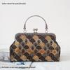Short Style Handbag Material Kit - Handmade, Multiple Styles, Square Clasp Bag, Includes 20 Needles