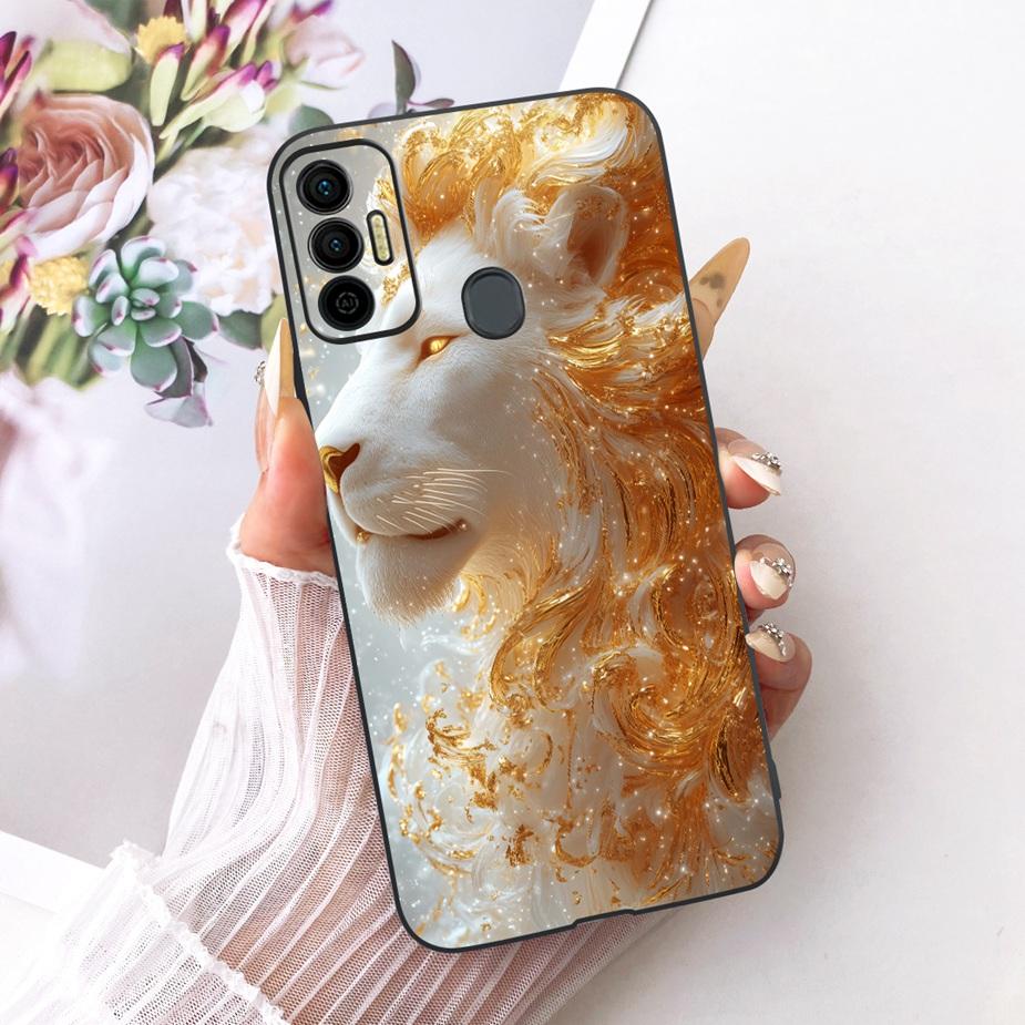For Tecno Spark 7 Pro Case Spark7 T KF6p New Luxury Painted Cover Soft Silicone Case For Tecno Spark 7P 7T Spark7 Pro Funda Bags