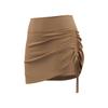 New Summer Wrinkled Sports Skirt Female Anti Exposure High Waisted Running Fake Two Piece Short Yoga Shorts for Women