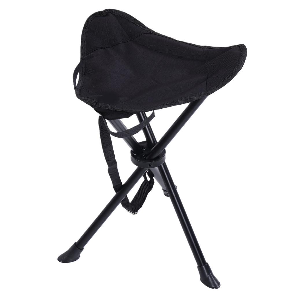 Folding Tripod Stool 200KG Load Bearing Anti Slip Good Stability Portable Foldable Chair for Outdoor Fishing Camping