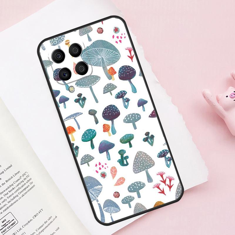 Wild Forest Mushroom For Samsung Galaxy M15 M55 M31 M51 M21 M11 M20 M13 M33 M53 M52 M32 M12 M34 M54 M14 Case