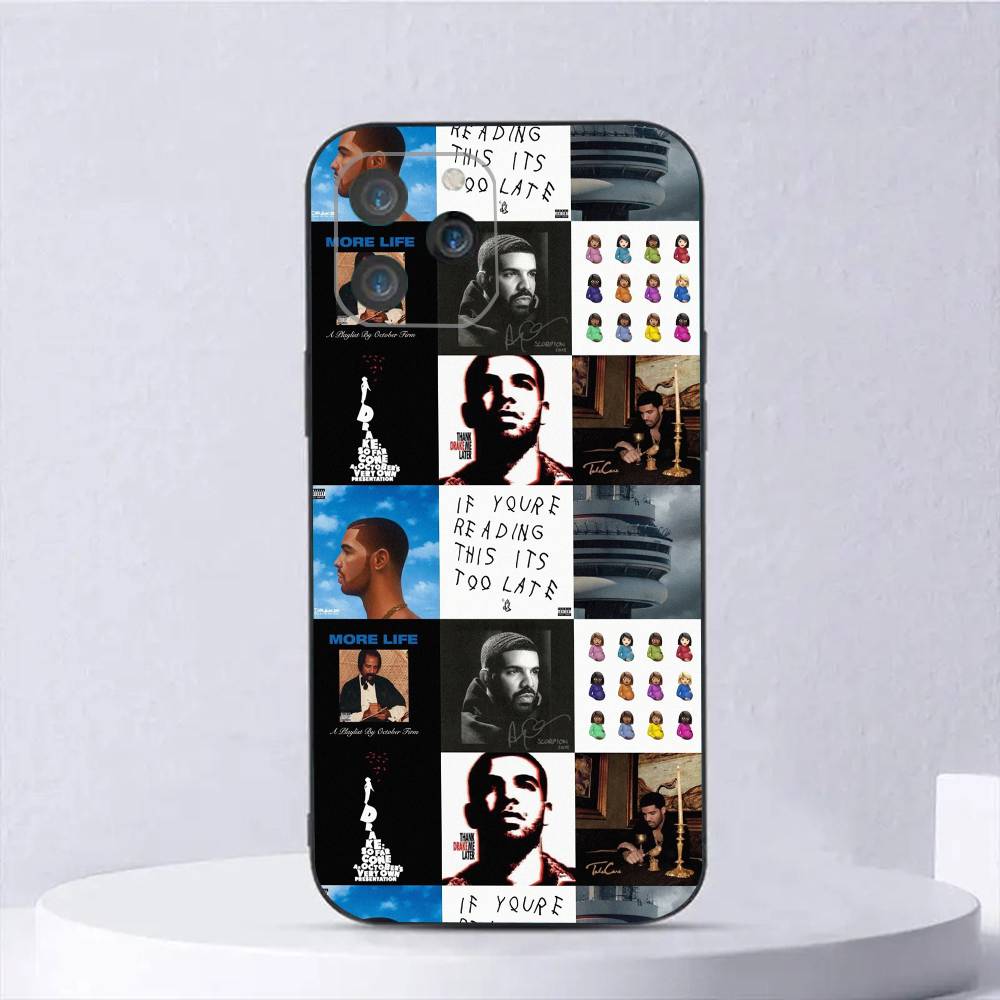 

Rapper D-Drake Phone Case For iPhone 17 16 15 11 12 14 13 Pro Max Mini X XS XR 7 Plus 17E Air Shockproof Silicone Cover Fundas iPhone 11 Pro
