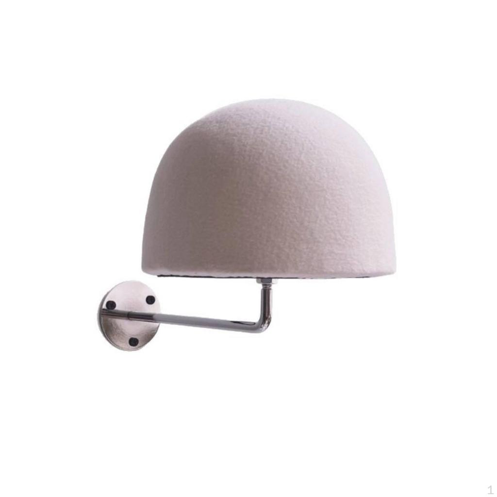 Wall Mount Hat Holder PushPin Compatible Hairpiece with DomeShaped Display