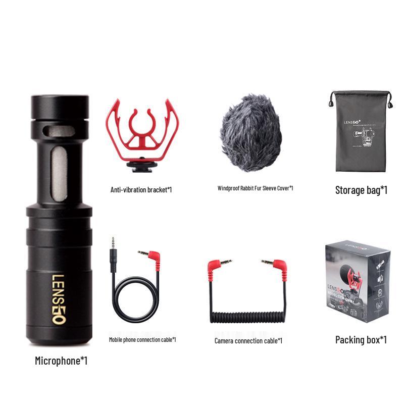

7LENSGO Langshige DMM1 Wireless Microphone for DSLR, Mirrorless Cameras, and Mobile Phones