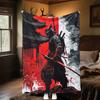 1PC Samurai Warrior Cosplay Costume Blanket Soft Comfortable All Seasons Perfect Sofa Office Travel Home Gift Idea