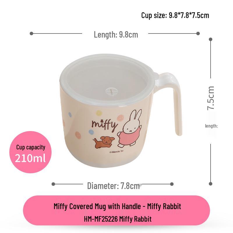 Miffy Rabbit & Bear Children's Melamine Cartoon Food Bowl & Plate Set