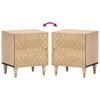 Nightstands (2 pcs) 40 x 33 x 46 cm Solid Mango Wood