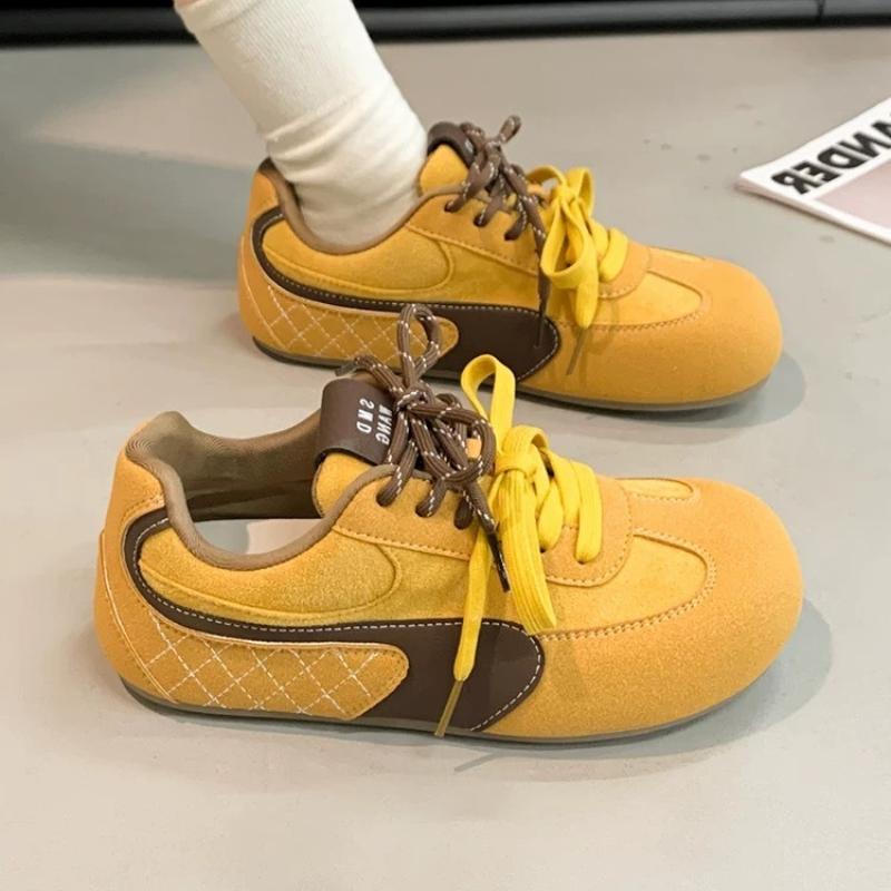 Women's Flat Casual Sports Shoes Comfortable Non Slip Outdoor Casual Shoes Soft Sole Retro Female Sneakers Zapatillas De Mujer