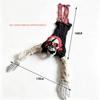 Bald Head Halloween Crawling Ghost Electric Climbing Zombie Figure  Haunted House Prop