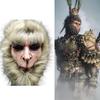 Myth Wukong Black Cosplay Latex Mask Halloween Party Stage Performance Gift