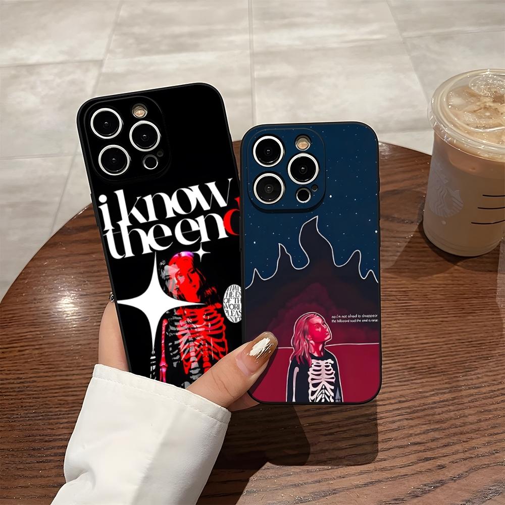 Punisher Phoebe Bridgers Phone Case For 17 Pro Max Iphone 14 Pro Max 12 16 15 13 Pro 11 Xr X Xs 8 7 Plus Back Cover