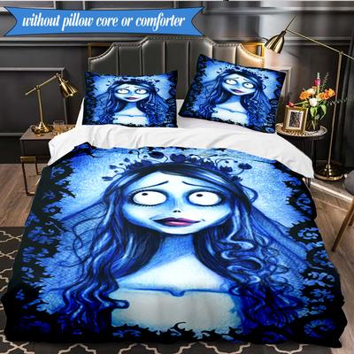Gothic Corpse Beauty In Bloom 3pcs K-pop Music Group Bedding set,Ideal for Bedroom, Dormitory,Including Duvet Cover And 2pcs Pillowcases,Fan Gifts