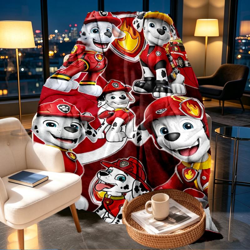 PAW Patrol Print Blanket - Soft & Comfortable, for Bedroom, Travel, Sofa, Home Decoration - Birthday Christmas Gift for Friend