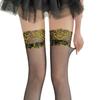 Thigh High Stockings for Women Lace Top Thigh Highs Pantyhose Sheer Tights