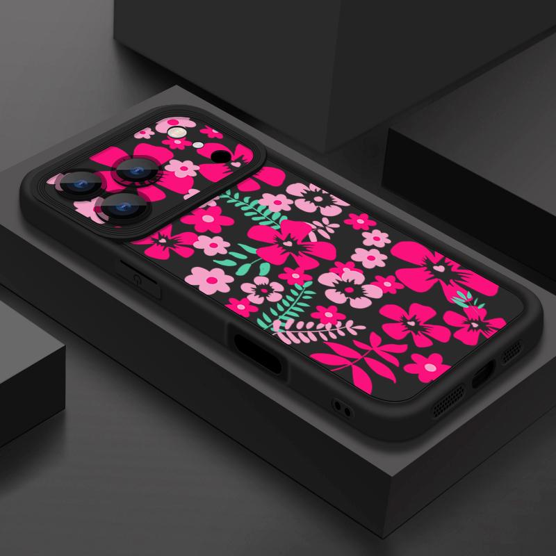 

Transparent Soft TPU Back Cover For iPhone 17 Pro Max Air 16 15 Pro Max 14 13 12 Pro Max 11 Cartoon Flowers Printed Phone Cover iPhone 17