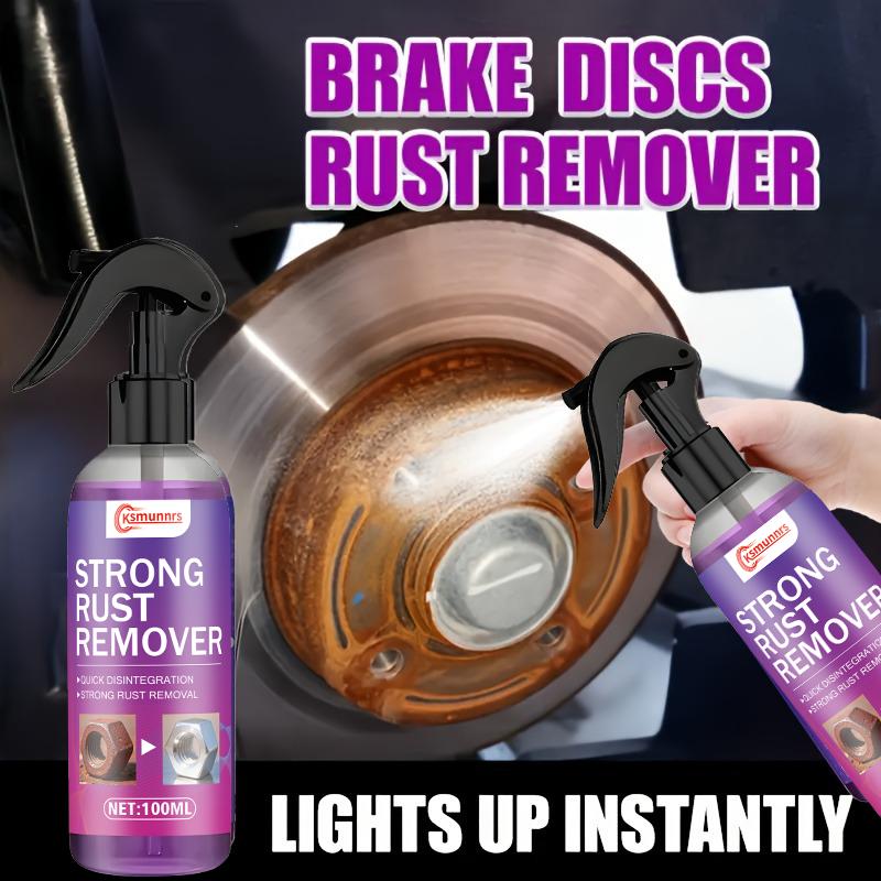 100ml Car Metal Rust Remover Spray - Multi-purpose chromium oxide removal and repair paste for metal surfaces, calcium carbonate