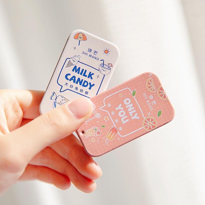 Shi Mang Peach Milk Portable Solid Perfume Balm - Long-lasting Light Fragrance for Students